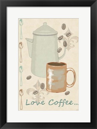 Framed Love Coffee Print