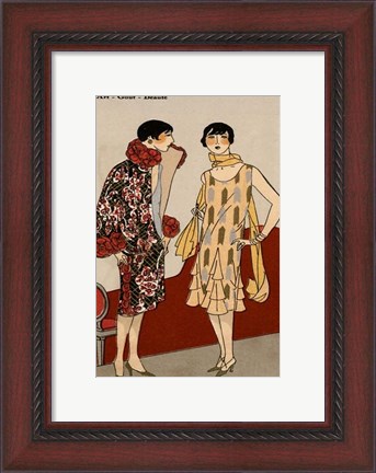 Framed Vintage Couture VII Print