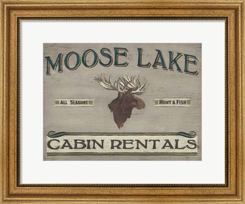 Framed Lodge Sign IV Print