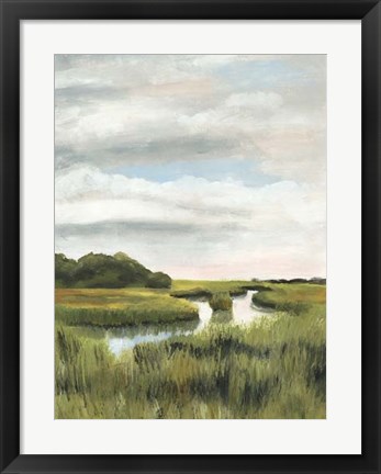 Framed Marsh Landscapes I Print