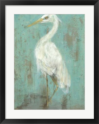 Framed Seaspray Heron II Print