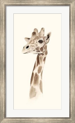 Framed Safari Portrait III Print