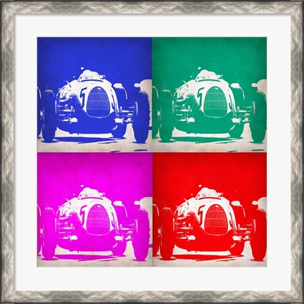 Framed Audi Autounion Pop Art 1 Print