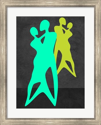 Framed Green Dance Print