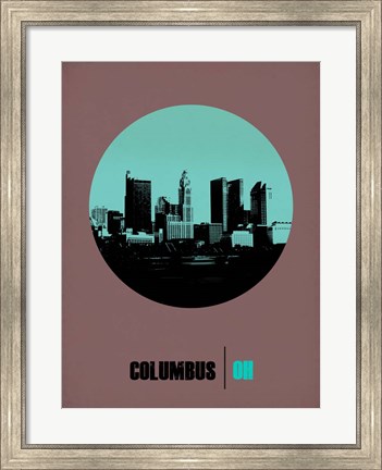 Framed Columbus Circle 2 Print