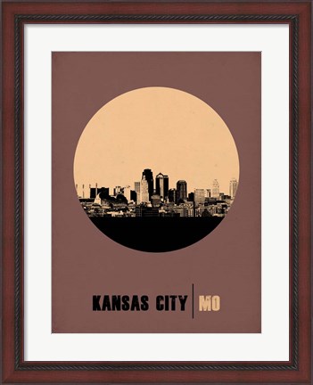 Framed Kansas City Circle 2 Print