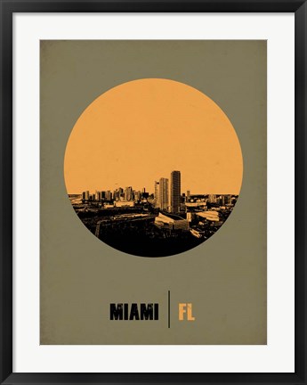 Framed Miami Circle 1 Print