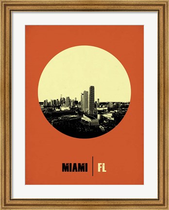 Framed Miami Circle 2 Print