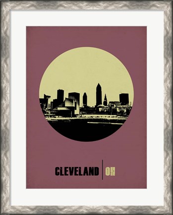 Framed Cleveland Circle 1 Print