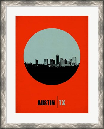 Framed Austin Circle 2 Print