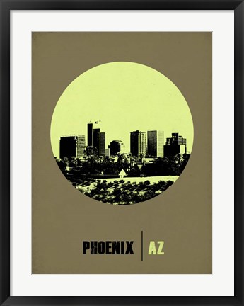 Framed Phoenix Circle 1 Print
