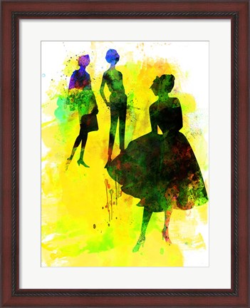 Framed Fashion Models 2 Print