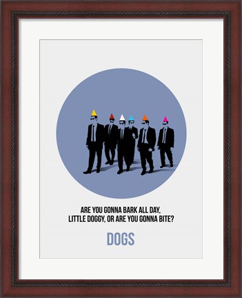 Framed Dogs 1 Print