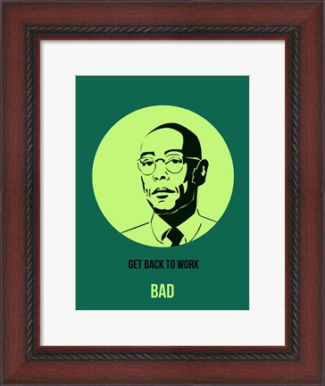 Framed Bad 4 Print