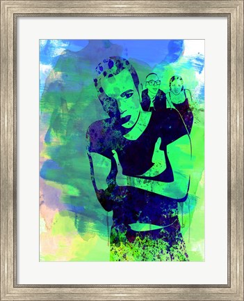 Framed Trainspotting Watercolor 2 Print