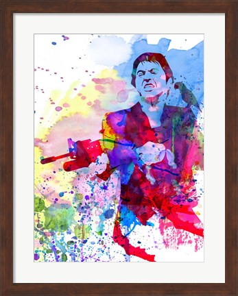 Framed Scar Watercolor Print