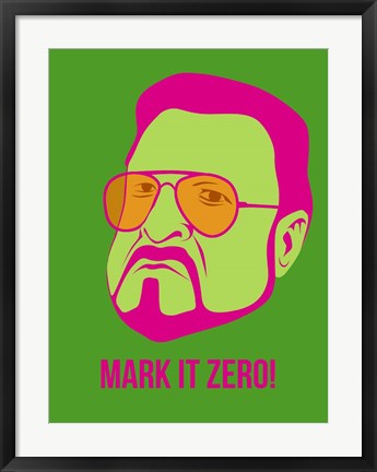 Framed Mark it Zero 2 Print