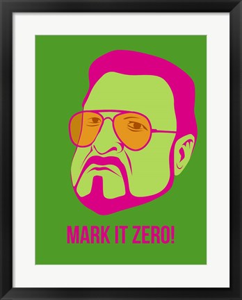 Framed Mark it Zero 2 Print