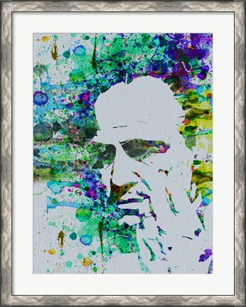 Framed Godfather Watercolor Print
