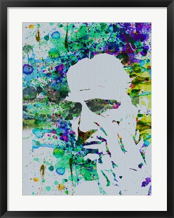 Framed Godfather Watercolor Print