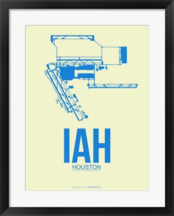 Framed IAH Houston Airport 3 Print