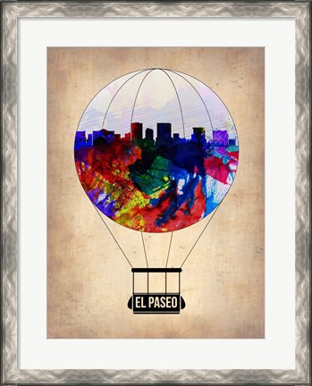 Framed El Paseo Air Balloon Print