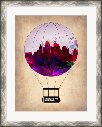 Framed Kansas Air Balloon Print