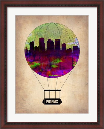 Framed Phoenix Air Balloon Print