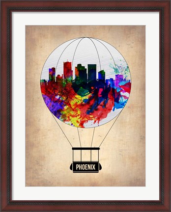 Framed Phoenix Air Balloon 2 Print