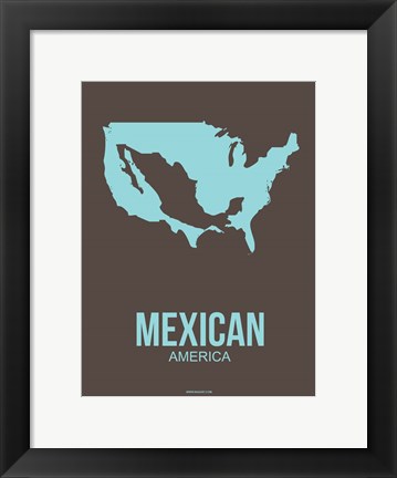 Framed Mexican America 2 Print