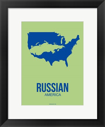 Framed Russian America 3 Print