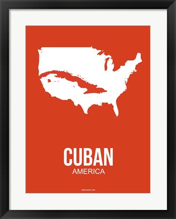 Framed Cuban America 2 Print