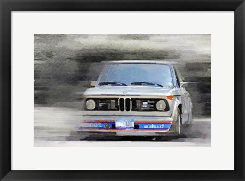 Framed 1974 BMW 2002 Turbo Print