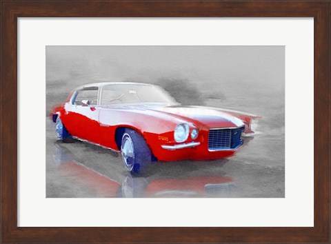 Framed 1970 Chevy Camaro Print