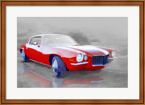 Framed 1970 Chevy Camaro Print