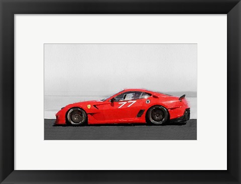 Framed 2006 Ferrari 599 GTB Fiorano Print