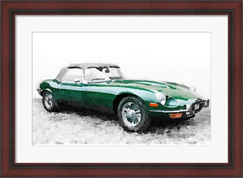 Framed 1961 Jaguar E-Type Print