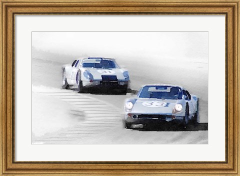 Framed Porsche 904 Racing Print