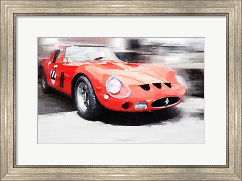 Framed 1962 Ferrari 250 GTO Print