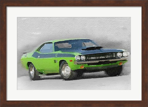 Framed 1970-TA-Challenger Print