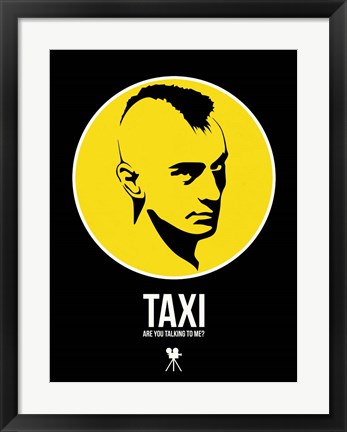 Framed Taxi 2 Print