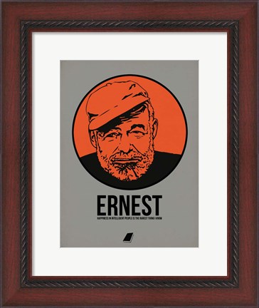 Framed Ernest 1 Print