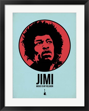 Framed Jimi 2 Print