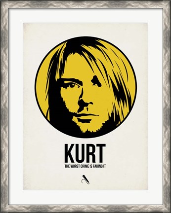Framed Kurt 1 Print
