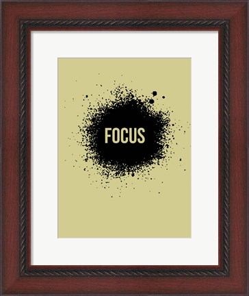 Framed Focus Grey Print
