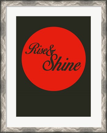 Framed Rise And Shine 3 Print