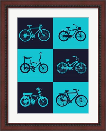 Framed Bicycle Collection 3 Print