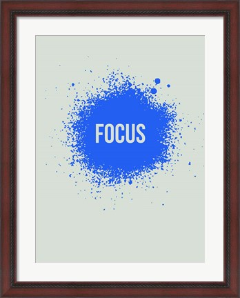 Framed Focus Splatter 1 Print