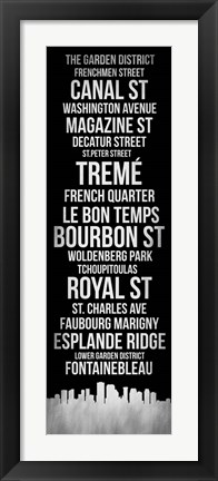 Framed Streets of New Orleans 2 Print