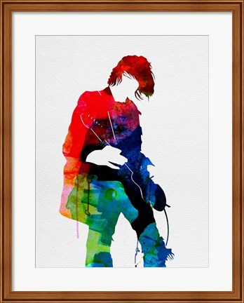 Framed Kurt Watercolor Print